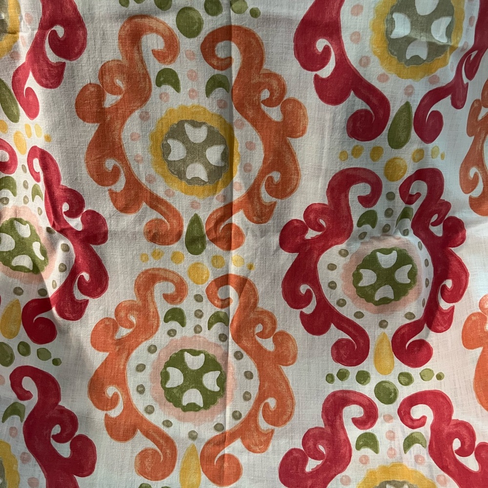 Threshold Multicolored Shower Curtain
